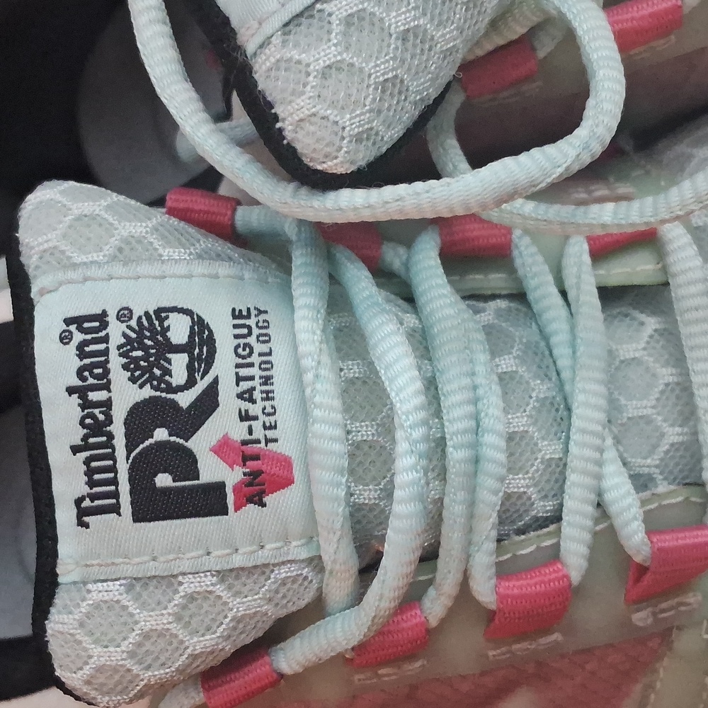 Timberland PRO Pink and Black Athletic Socks/Size:::10W